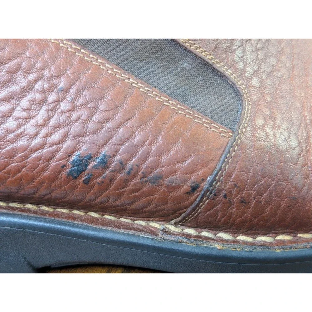 H.S. Trask Mens Size 13 Brown Leather Slip On Loafers Casual Comfort Shoes